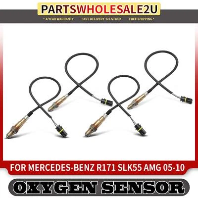 4x Upstream & Downstream O2 Oxygen Sensor for Mercedes-Benz R171 SLK55 AMG 5.5L - Image 1 of 4