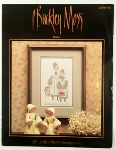 P Buckley Moss SISTERS 102 Counted Cross Stitch Pattern June Grigg Designs Amish - Picture 1 of 5
