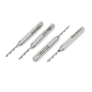 1,25 mm Spitze 12 mm Schnitttiefe Hartmetall Schmuck PCB CNC Mikro Bohrer 4 Stück - Bild 1 von 3