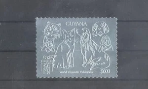 (887529) Cats, Dogs, Silver, Guyana - Picture 1 of 1
