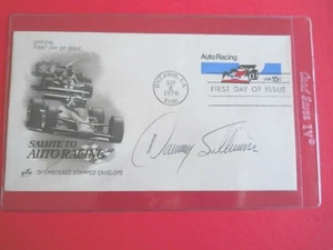 Danny Sullivan - 1978 Autografiado 3 3/4" X 7" Primer Día Emisión Sobre - Carreras - Imagen 1 de 1