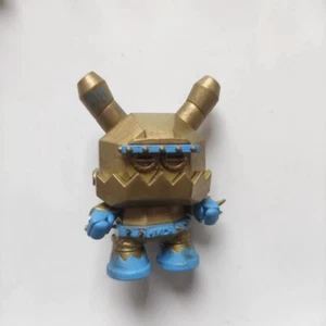 Kidrobot Frank Kozik Mecha Stealth Dunny Blue & Gold 3" Vinyl Figure toys - Picture 1 of 3