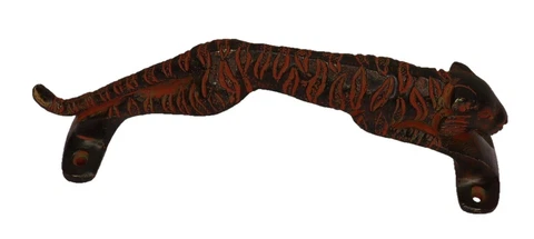 Jaguar Antique Style Handcrafted Brass Wardrobe Drawer Door Handle & Pull Knob Cover
