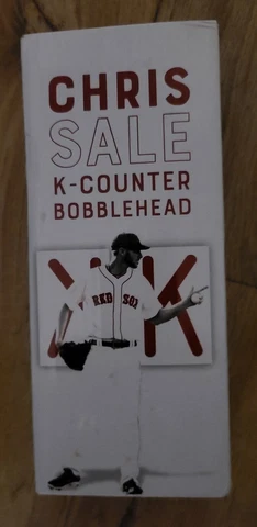 Boston Red Sox Chris Sale “K-Counter” Bobblehead SGA 4/13/18 New In Box Cover