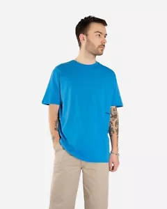 New $105 Soulland Men's Logic Coffey Logo Tee Shirt Light Blue T-shirt Size XL - Picture 1 of 3