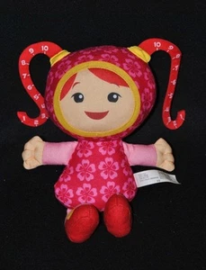 Peluche doudou poupée FISHER PRICE MATTEL 2011 rose trèfle chiffres 22 cm TTBE - Imagen 1 de 1