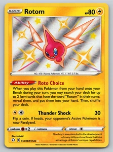 Rotom SV038/SV122 Shiny Holo Rare Shining Fates Pokemon Card - NM Near Mint - Picture 1 of 2