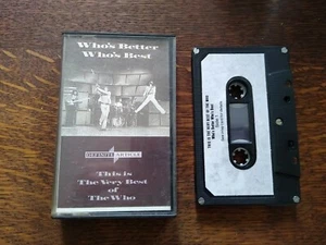Who's Better Who's Best - The Best Of The Who Vintage Cassette 1988 Compilation - Picture 1 of 5