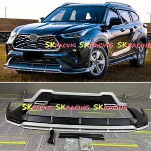 Se adapta al difusor alerón delantero + trasero negro brillante para Toyota Highlander 2020-2023 - Imagen 1 de 22
