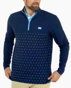NUEVO CON ETIQUETAS BUENA CAMISA DE GOLF GIMME Q-ZIP PARA HOMBRE 1/4 CREMALLERA RENDIMIENTO JERSEY 3X - Imagen 1 de 1