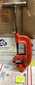 1-RIDGID No. 4-S Heavy Duty Pipe Cutter, 2" to 4” Pipe ED4U #3250 - Picture 1 of 21