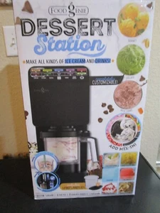 FOOD GENIE: DESSERT STATION - BLACK - 11-In-1 ICE CREAM & FROZEN TREAT MAKER NIB - Picture 1 of 2