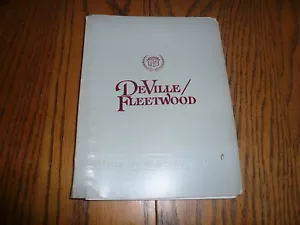Cadillac DeVille/Fleetwood 1988 manual del dueño - vintage - guantera - Imagen 1 de 2