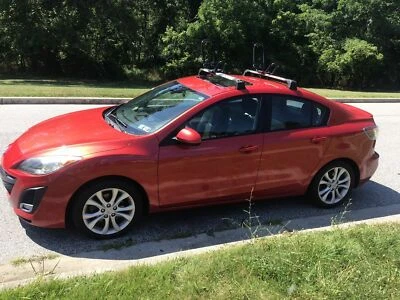 Silver Roof Rack Cross Bar for MAZDA 3 Sedan 4 Doors 2009-2014 FIX POINT - Изображение 1 из 4