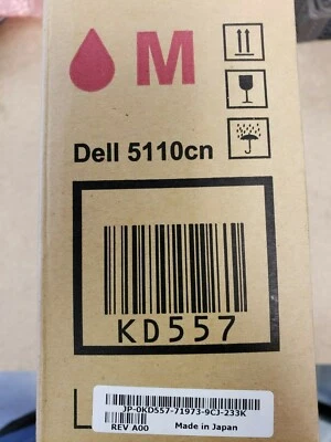 Dell 5110cn Magenta toner cartridge KD557 high capacity CT200842 - Image 1 of 4
