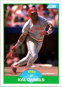 1989 Score Baseball 7 Kal Daniels