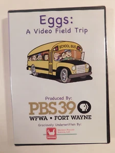 NEW/SEALED Eggs: A Video Field Trip PBS39 learning DVD homeschool - Foto 1 di 2