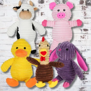 5PCS Dog Squeaky Toys Cute Plush Small Dog Toys for Medium Large Dogs Dog Chewer - Picture 1 of 9