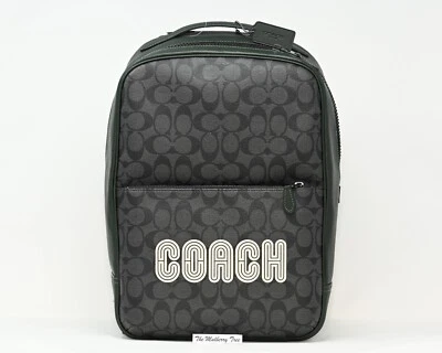 COACH WESTWAY Backpack Colorblock Signature Canvas w Patch CE489 NWT $498 - Image 1 of 4