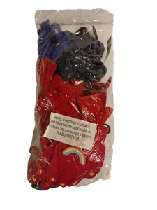 NEW! JOBLOT Boys/Girls Magic Stretch Plain Gloves X12 Pairs - Picture 1 of 2