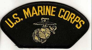 Parche de sombrero negro del Cuerpo de Marines - Imagen 1 de 1