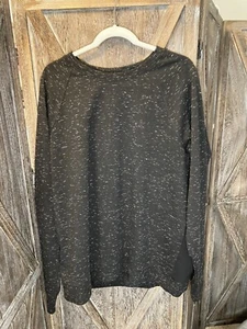 Vince Men’s Pullover Black Sweater With White Speckles XXL - Picture 1 of 6