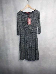 MAX MARA DRESS SIZE MEDIUM. BLACK AND WHITE JERSEY DRESS. NEW W TAGS. - Picture 1 of 8