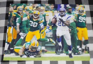 Adrian Peters Signed 8x10 Photo Football Minnesota Vikings - Picture 1 of 1