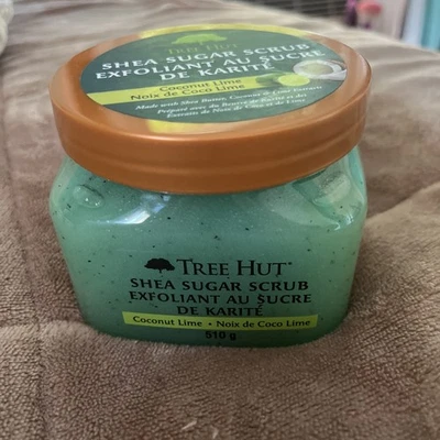 DISCONTINUED  tree Hut Shea, Sugar, Scrub, Coconut, Lime, ￼￼ - Image 1 of 3