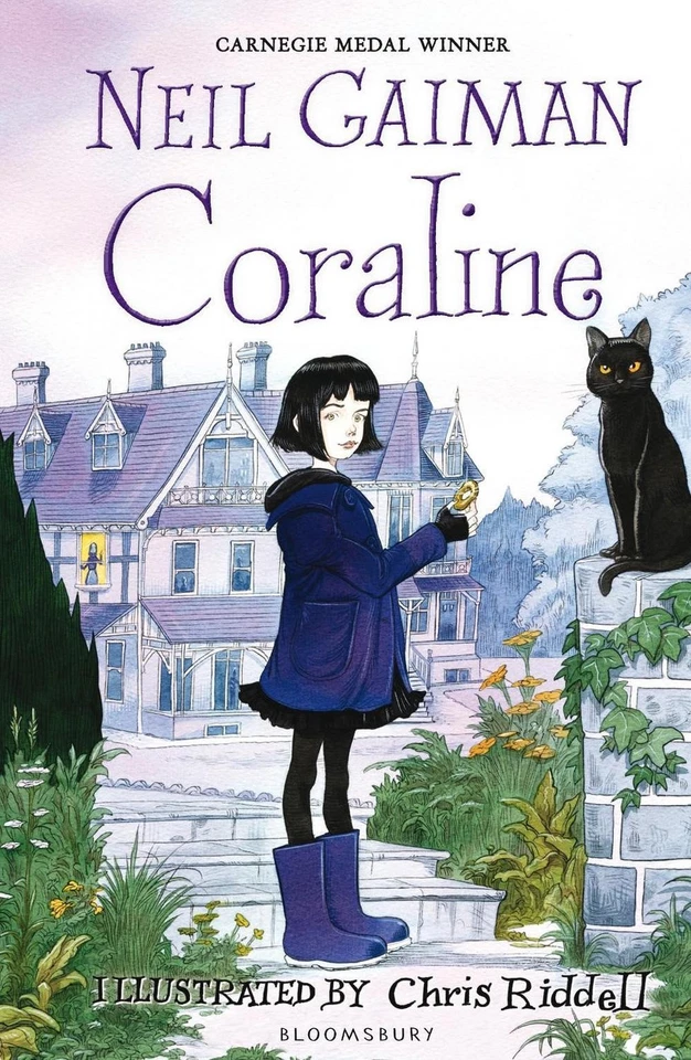 Coraline by Neil Gaiman (English) Paperback Book - Image 1 of 1