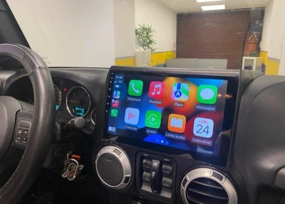 Stereo Navigatore Jeep Wrangler Jk3 Android 14 Wi-Fi CarPlay TV DAB RDS DSP GPS  - Immagine 1 di 3