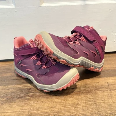 Bota de Senderismo Merrell Kids Chameleon 7 Access Mid Impermeable Talla 5 M Con Correa Foto 1 de 4