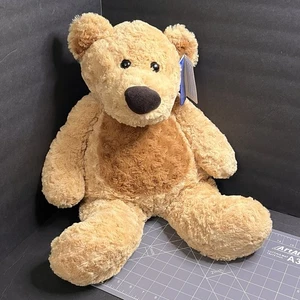 2013 Toys R Us Floppy Bear Tan And Brown 24" With Tag - Picture 1 of 11