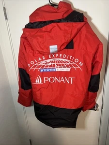 Chaqueta PONANT 88 Para Hombre Grande Roja Antártida Expedición Polar Abrigo Parka con Capucha - Imagen 1 de 12