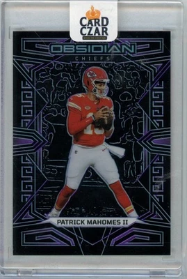 2023 Obsidian PATRICK MAHOMES II Purple Etch /75 - Image 1 of 2