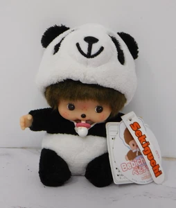 Muñeco de peluche Panda Bebichhichi animal esponjoso bebé Monchhichi Sekiguchi - Imagen 1 de 15