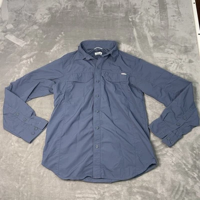 Columbia Omni-Shield Button Down Shirt Womens S Hiking Camping Outdoor Nylon - Image 1 of 4