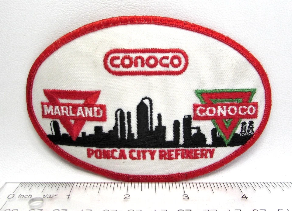 Vintage Conoco Ponca City Oklahoma Oil Gas Refinery Patch Maryland Petroleum - Image 1 of 3