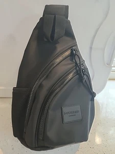 Duchamp London Sling Cross Body Bag Black Water Resistant Ultra Durable NWOT - Picture 1 of 11