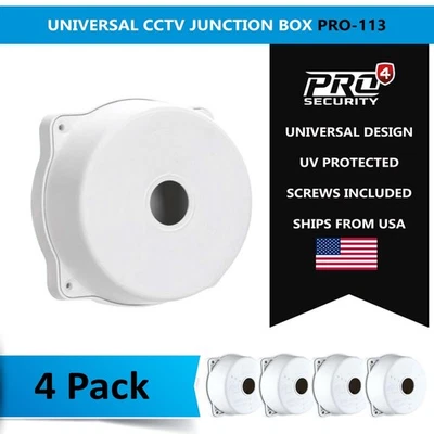 Caja de conexiones para cámara CCTV PRO-113 - Paquete de 4 Foto 1 de 4