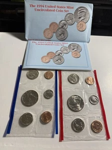 1994 Uncirculated Coin Set U.S Mint Original Government Packaging OGP - Picture 1 of 2