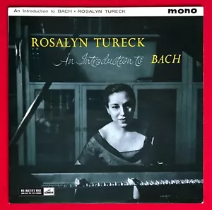 ALP 1747 An Introduction To Bach / ROSALYN TURECK rare R/G Ed.1 LP - Imagen 1 de 5