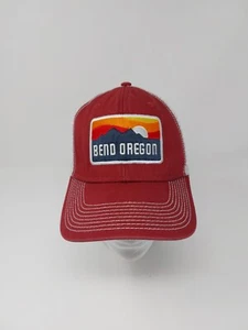 Bend Oregon Sunset Patch Snapback Hat Mesh Back Adjustable Cap - Picture 1 of 10