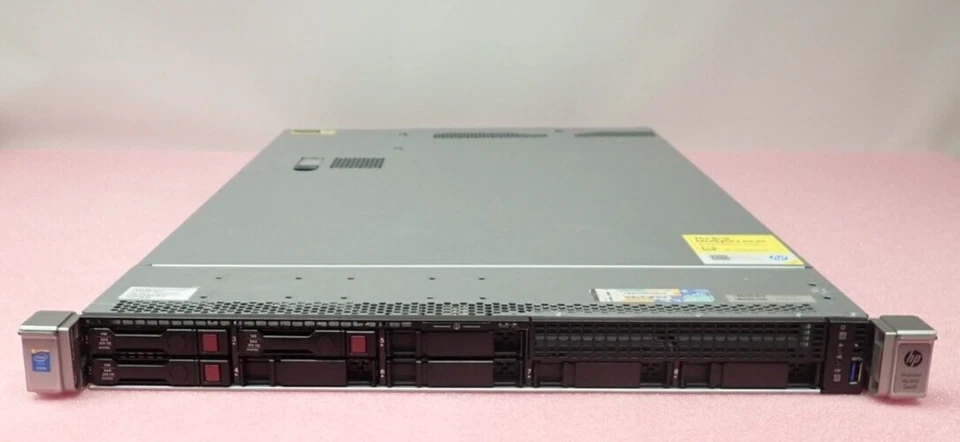 HP ProLiant DL360 Gen9 G9 8C E5-2630v3 16GB RAM 8-Bay 3x 300GB HDD 1U Server - Image 1 of 4