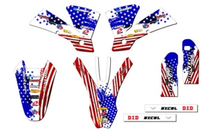 2002 SX MERICA Usa Senge Graphics Kit Compatible with KTM - Picture 1 of 10