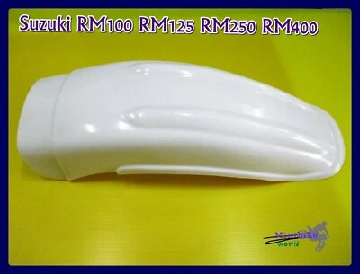 Fit Suzuki RM100 RM125 RM250 RM400 Rear Fender // White //   [mi6503] Foto 1 de 4