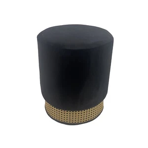 Hocker Erlana Schwarz Gepolstert, Ohne Armlehne, Ohne Rückenlehne HTI-Living - Bild 1 von 2