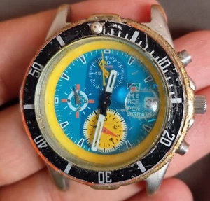 Time Force Diver Chrono Cuarzo Miyota 0560 para reparación o repuestos - Imagen 1 de 3