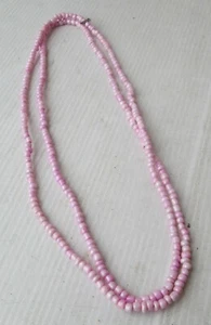 Vintage Akha Hill Tribe Ceramic Bead Necklace HANDMADE (40 inches / 100 cm) - Picture 1 of 3