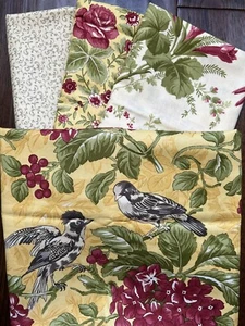 MODA Field Notes By Blackbird Designs 4 Yard Bundle Yellow Rose / Yellow Birds - Picture 1 of 12